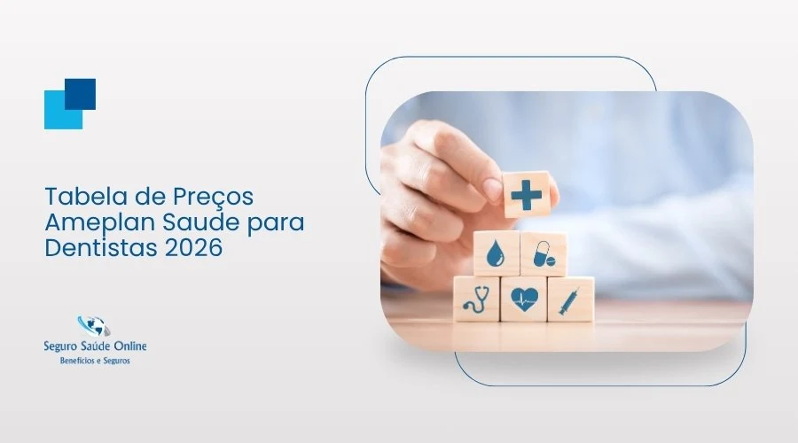 Tabela de preços e condições do plano Ameplan para profissionais de odontologia